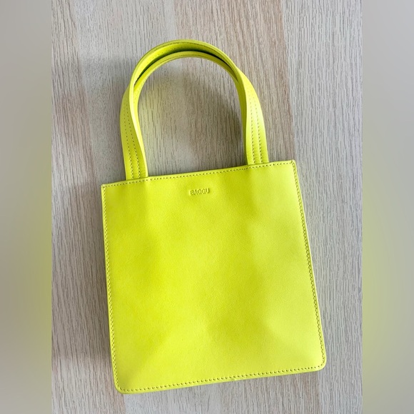 Baggu Small Leather Tote - Picture 5 of 14